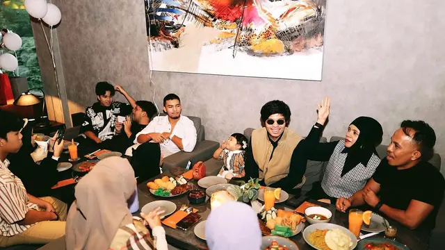 Potret perayaan ulang tahun Saaih Halilintar (Sumber: Instagram/@saaihalilintar)