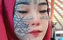 Putuskan Lepas Hijab Usai Hijrah, Intip Potret Terbaru Mondy Tatto Wanita Punk yang Tato di Mata