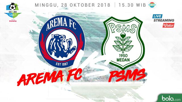 Arema FC Vs PSMS Medan