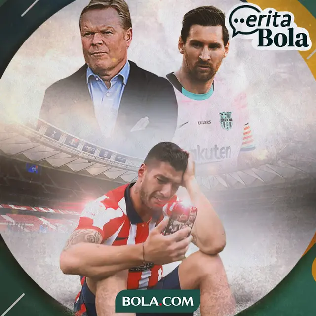 Cerita Bola - Luis Suarez, Lionel Messi, dan Ronald Koeman