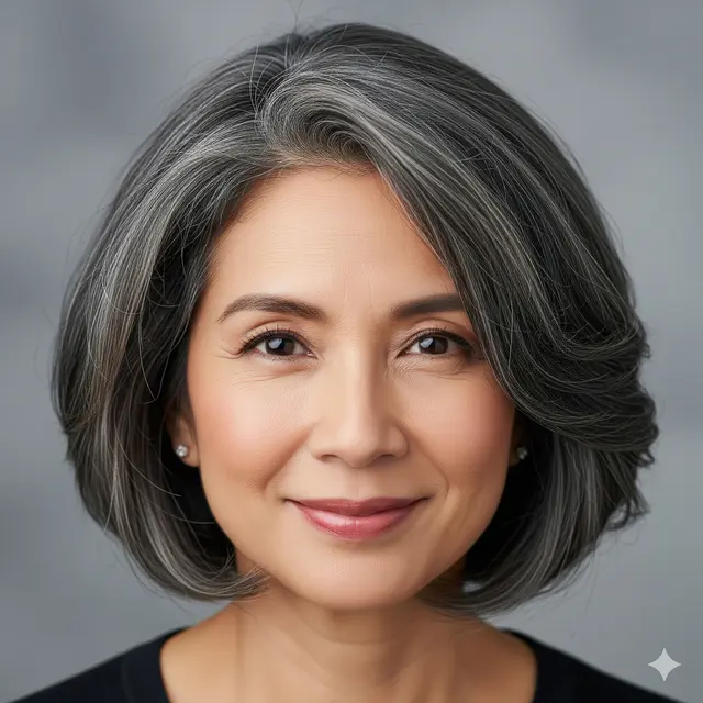 Model Rambut Wanita 50 Tahun Tanpa Ribet Mudah Dirawat. (via Gemini)