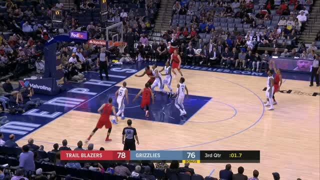 Berita video game recap NBA 2017-2018 antara Memphis Grizzlies melawan Portland Trail Blazers dengan skor 108-103.