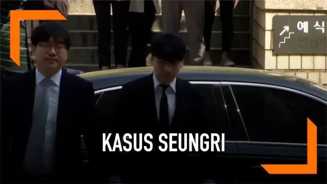 Eks personel BIGBANG, Seungri mendatangi pengadilan Seoul untuk mengetahui nasib dirinya dengan mendengarkan surat penahanan.