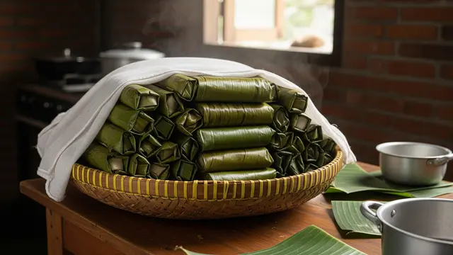 Penyimpanan Buras Kukus