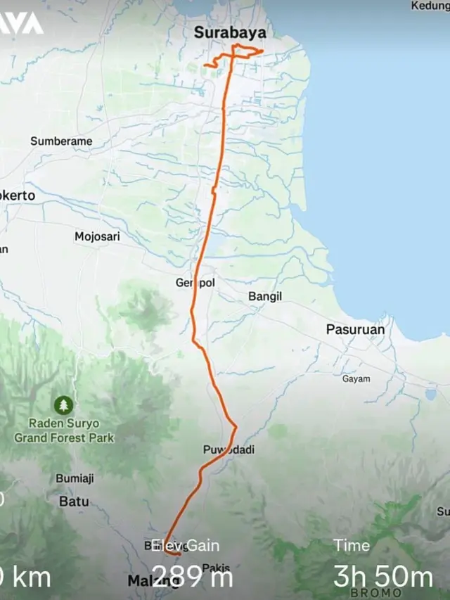 Potret Bio One Capai 100 KM Bersepeda (credit: https://www.instagram.com/bojvoyej/).