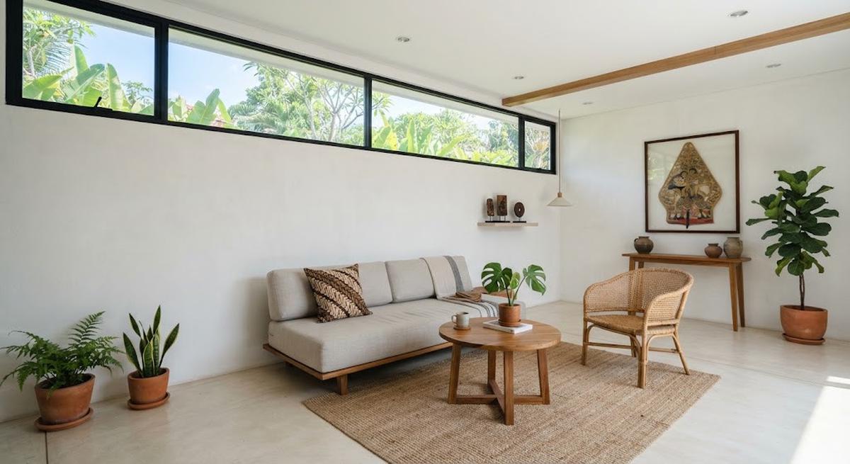 Model Jendela Clerestory untuk Memasukkan Cahaya dari Bagian Atas Dinding