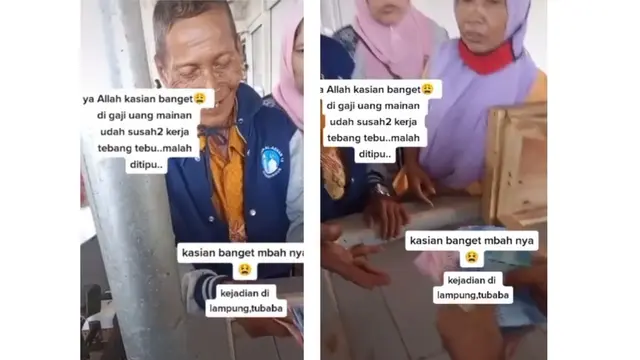 Susah Payah Bekerja, Kakek Penebang Tebu Ini Digaji dengan Uang Mainan oleh Bosnya