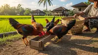 Jadwal Pemberian Pakan Ayam Kampung Agar Pertumbuhan Lebih Merata dan Optimal