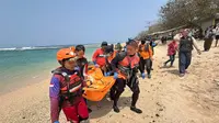 Evakuasi korban tenggelam di Sukabumi