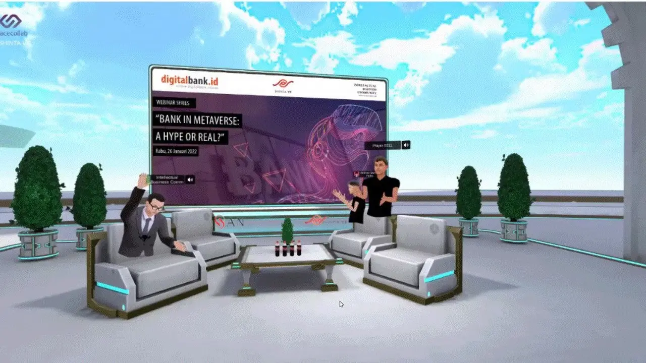 digitalbank.id mengadakan webinar pertama di Indenesia yang digelar dengan teknologi metaverse