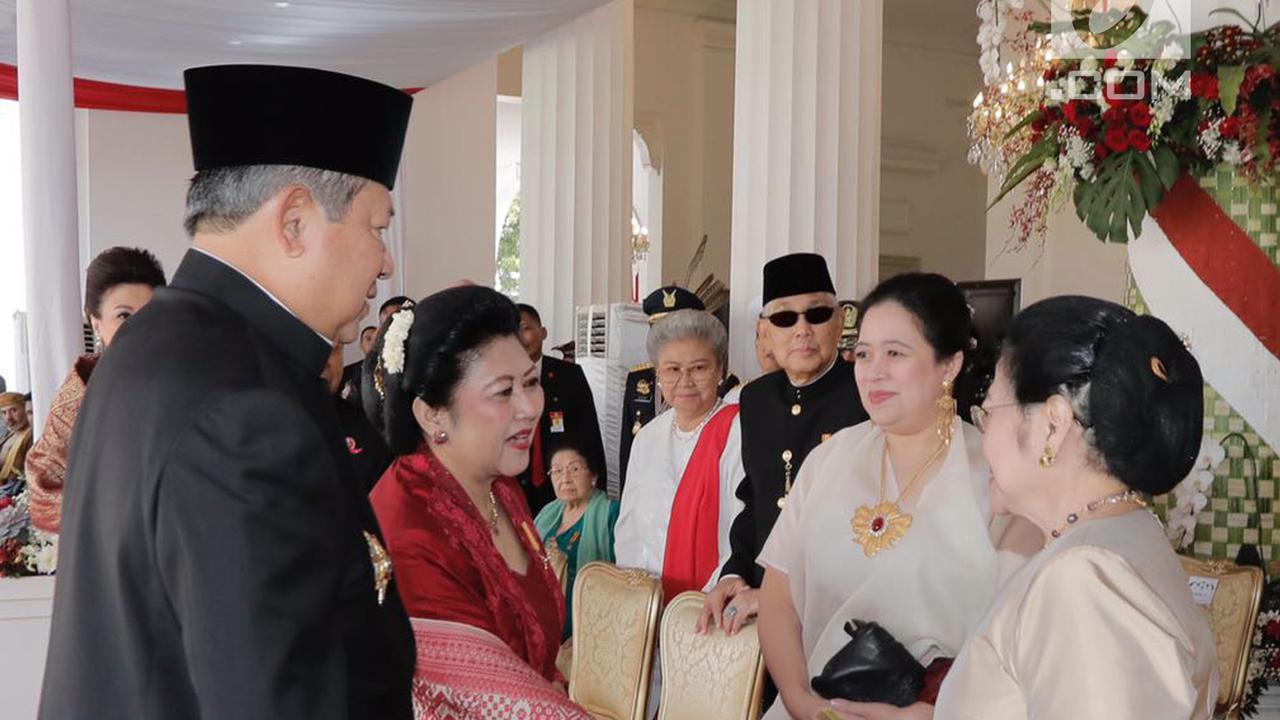 PHOTO: Momen Keakraban Presiden Jokowi, Megawati dan SBY