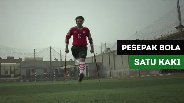 Berita video mengenai Mohamed Salah yang menjadi sumber inspirasi bagi para pesepakbola difabel dengan satu kaki untuk membentuk tim dan berlatih serius.