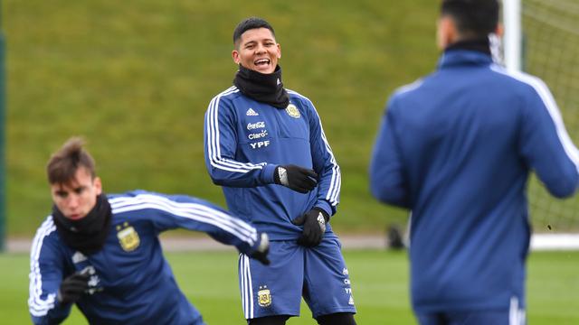 Lionel Messi, Latihan Timnas Argentina
