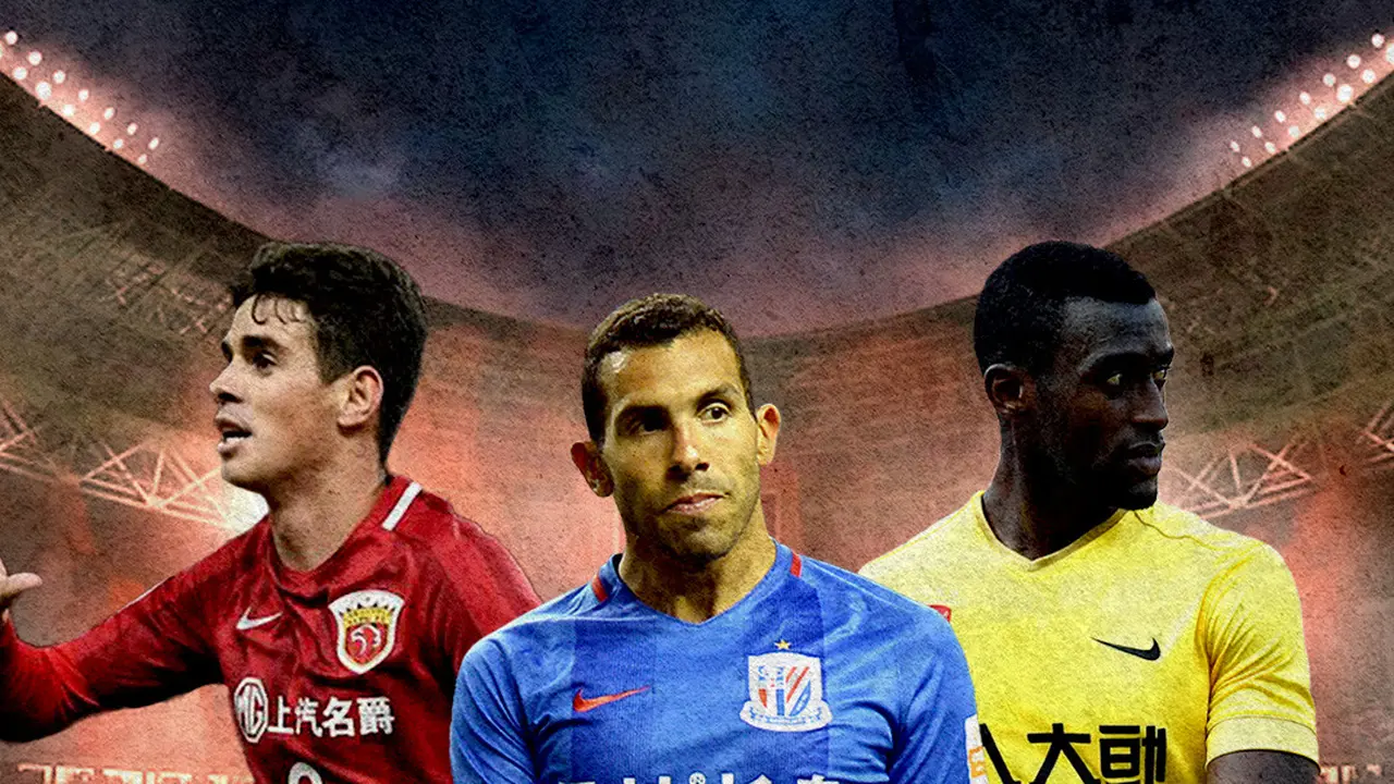 Ilustrasi Carlos Tevez, Oscar, dan Jackson Martinez
