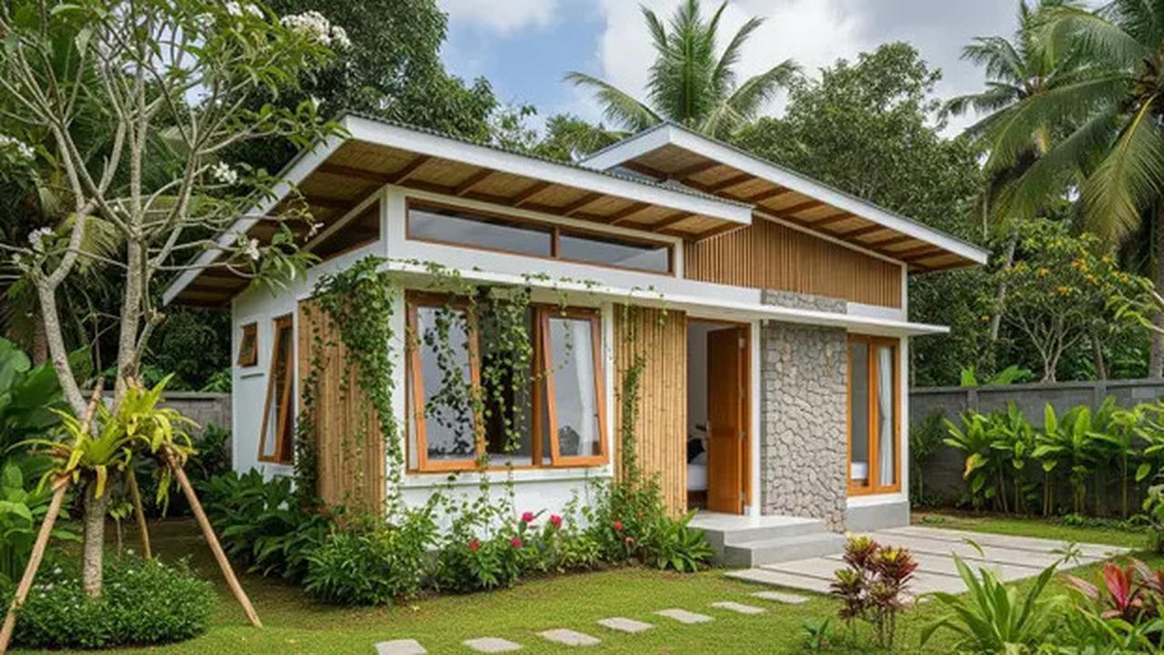 8 Inspirasi Rumah Kecil Bergaya Modern yang Tetap Asri dan Hemat Biaya di Kampung
