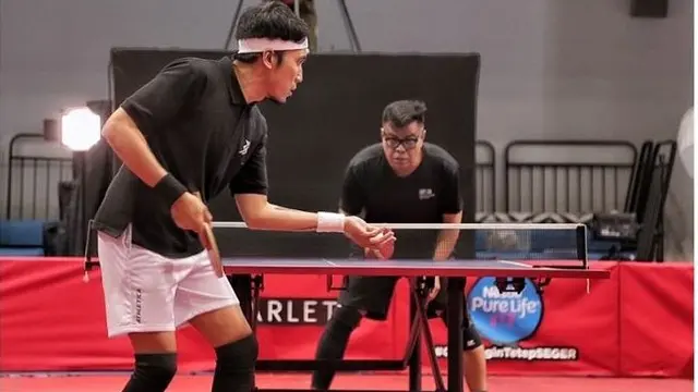 6 Momen Abdel Achrian saat Berolahraga, Tak Hanya Main Pingpong