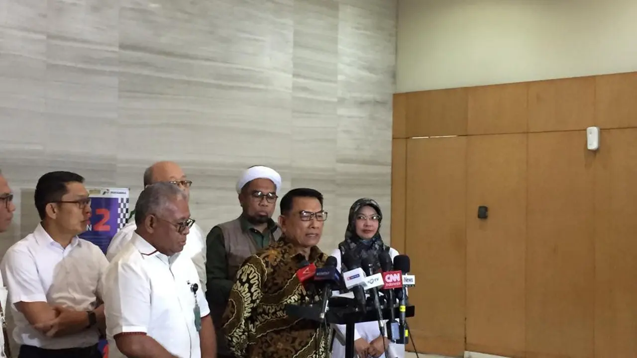 Kepala Staf Kepresidenan Moeldoko kembali angkat suara terkait kedekatannya dengan Pondok Pesantren (Ponpes) Al-Zaytun (Muhammad Genantan Saputra/Merdeka.com)