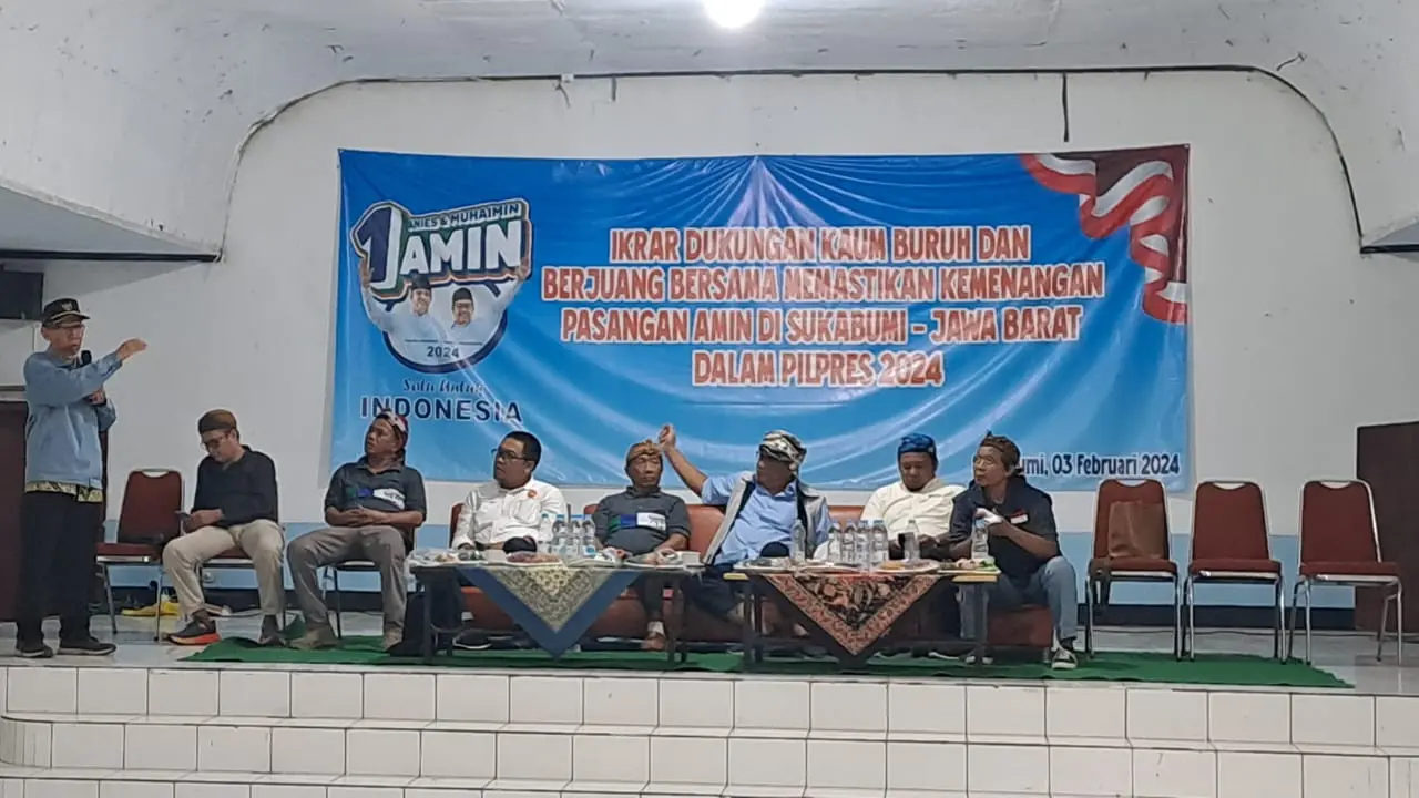 Deklarasi dukungan untuk Pasangan Calon Anies Baswedan - Muhaimin Iskandar (AMIN).
