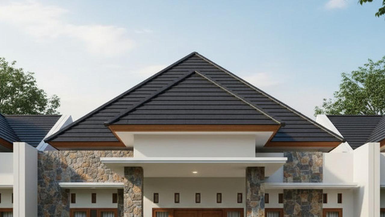 8 Gambar Rumah Minimalis Atap Limas, Desain Elegan yang Cocok untuk Lahan Kecil maupun Luas