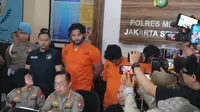 Ammar Zoni di Polres Metro Jakarta Selatan - (Liputan6.com - M. Altaf Jauhar)