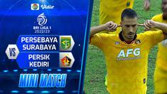 Berita video highlight pertandingan pekan ke-14 BRI Liga 1 2022/2023, laga antara Persebaya melawan Persik, Selasa (13/12/22).