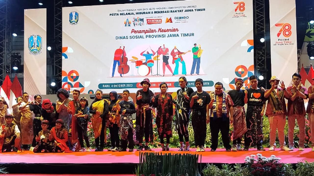 Peringati Hari Ulang Tahun Jawa Timur ke-78, Anak-Anak Disabilitas Meriahkan Jatim Fest 2023