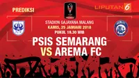 Live Streaming Indosiar Piala Presiden: PSIS Vs Arema FC