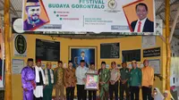 Sosialisasi Empat Pilar MPR hadir di Festival Budaya Gorontalo yang digelar di Taman Wisata Religius Bubohu, Gorontalo.