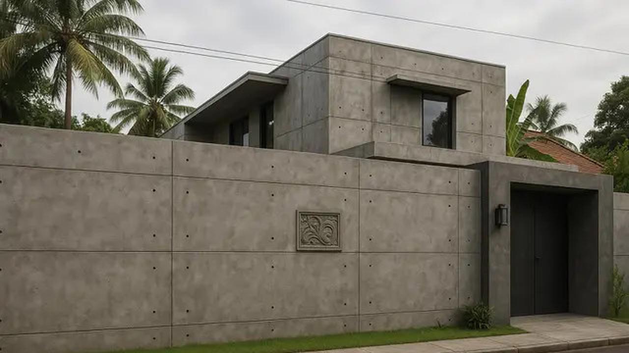 10 Model Pagar Tembok Tanpa Besi yang Lagi Hits, Bikin Tampilan Rumah Estetik dari Luar