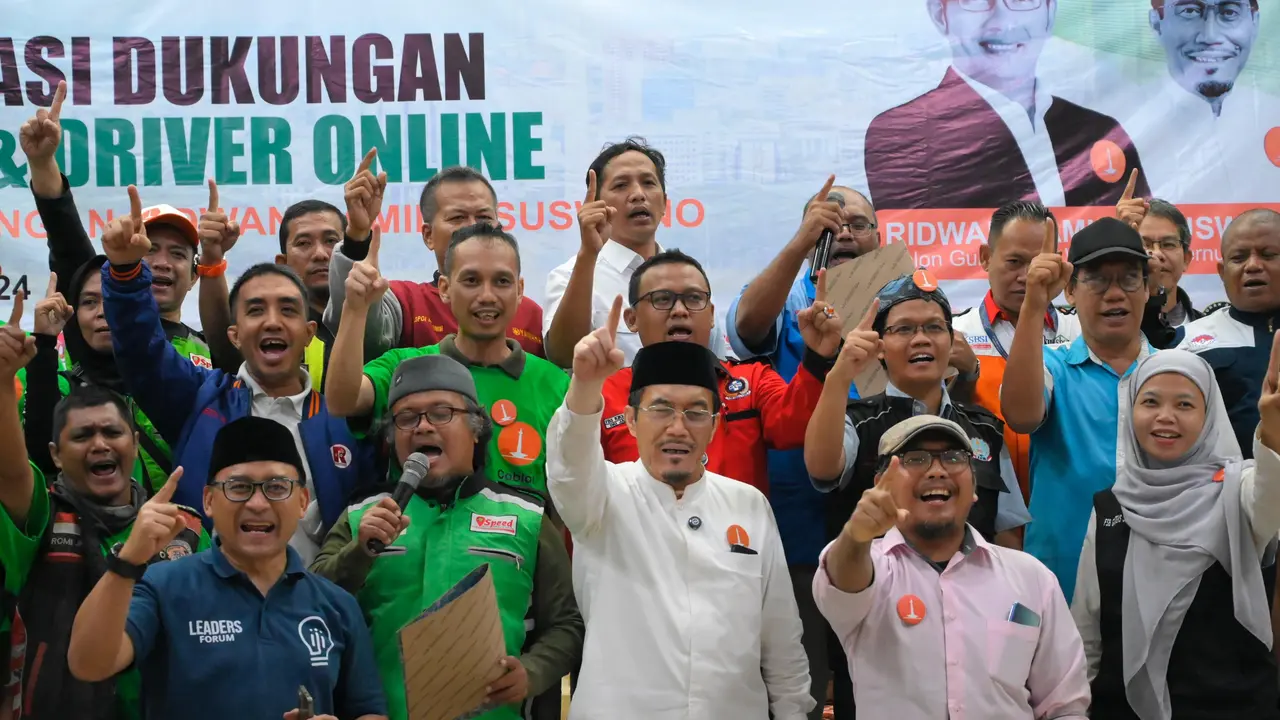 Wakil Gubernur Jakarta nomor urut 1 Suswono, menegaskan komitmennya untuk meningkatkan kesejahteraan buruh dan pengemudi ojek online (ojol) di Jakarta.