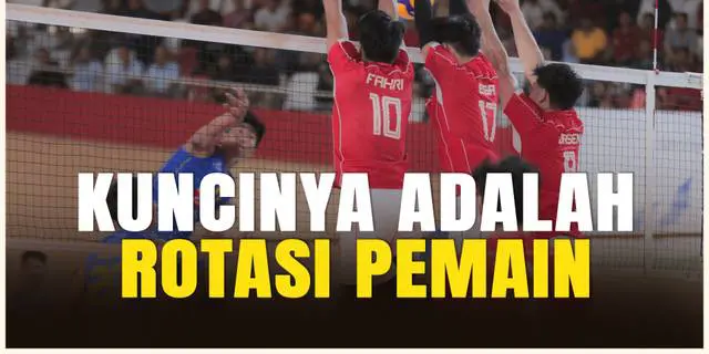 VIDEO: Rotasi Pemain Jadi Kunci Timnas Voli Indonesia Kalahkan Filipina di SEA V League 2025