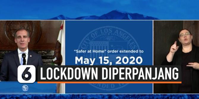 VIDEO: Los Angeles Perpanjang Lockdown sampai 15 Mei 2020
