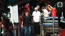 Kedatangan Ganjar disambut sorak teriak dari warga.  (merdeka.com/imam buhori)