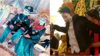 6 Gaya Nyeleneh Pengantin di Pelaminan Ini Bikin Tamu Undangan Ngakak