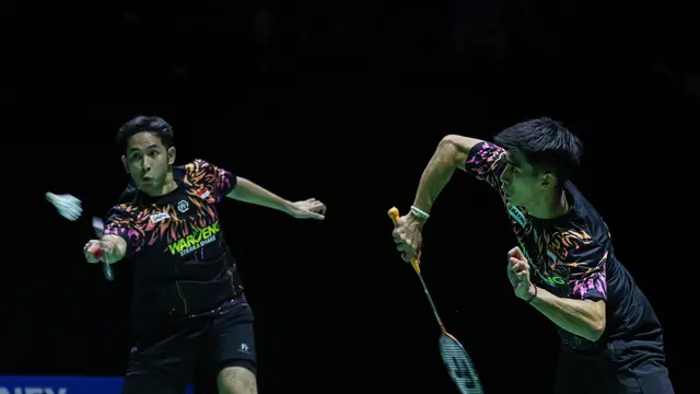 Sabar Karyaman Gutama/Moh Reza Pahlevi Isfahani - Swiss Open 2025 - Bulu Tangkis