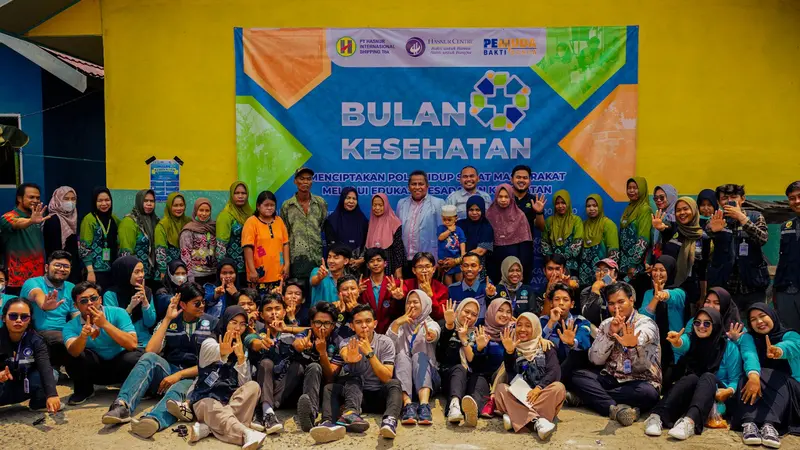 PT Hasnur Internasional Shipping Tbk (HIS) bekerja sama dengan Yayasan Hasnur Centre untuk memberikan edukasi dan layanan kesehatan gratis kepada warga Desa Sungai Salai, Kabupaten Tapin, Kalimantan Selatan (Kalsel).