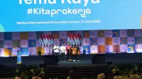 Sebanyak 8.000 peserta program Kartu Prakerja berkumpul di Sentul International Convention Center (SCIC), Bogor Jawa Barat.