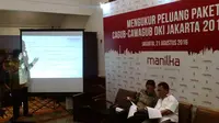 Survei Manilka: Elektabilitas Ahok 43,6%, Risma 14,3%