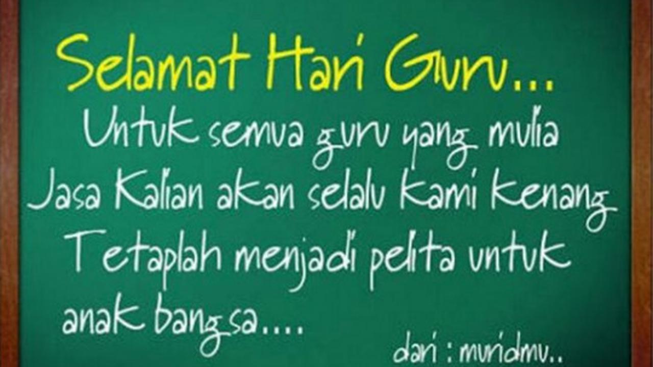 Meme ucapan Hari Guru Nasional ramai beredar di media sosial