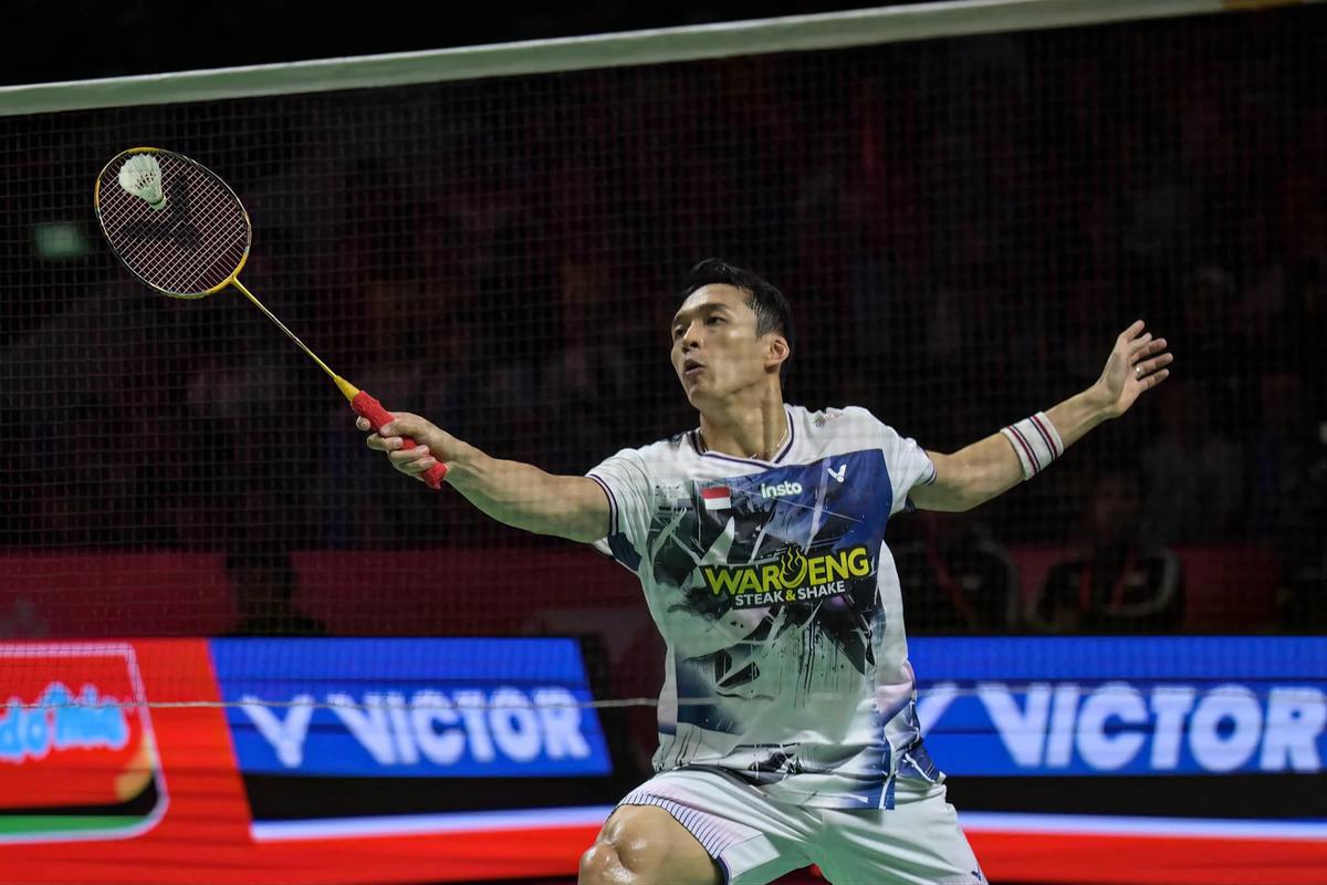 FOTO: Jonatan Christie Melaju ke Final Indonesia Open 2026