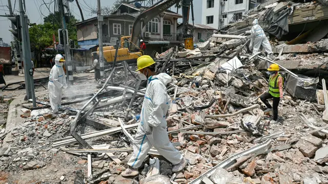 Gempa Myanmar, Jumlah Korban Terus Bertambah