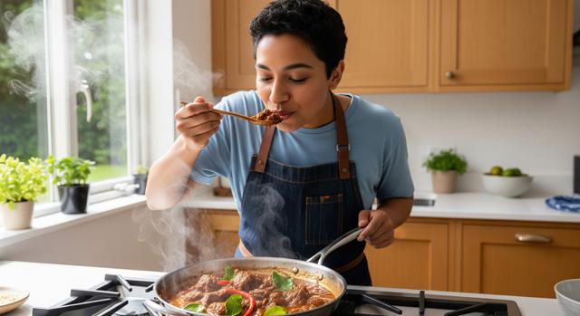 6. Pengecekan Rasa dan Penyesuaian Bumbu