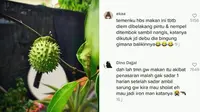 Curhat netizen usai makan buah kecubung (Sumber: Twitter/sutasona)