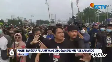 Sosok pria bertopi yang terekam kamera sebagai orang yang pertama kali memukul Ade Armando berhasil diringkus polisi di Serpong, Tangerang Selatan. Pria bernama Dhia Ul Haq mengaku melakukan pemukulan untuk meluapkan kemarahannya.