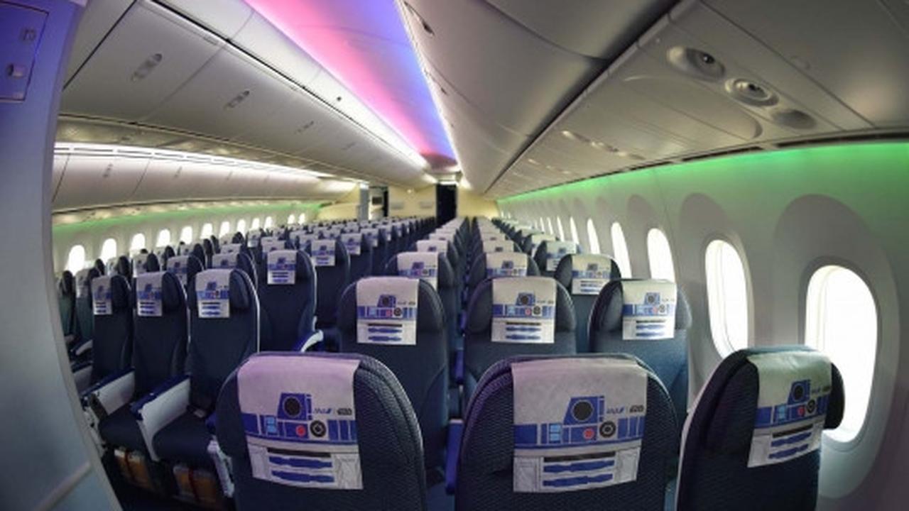 Intip interior pesawat Star Wars, armada baru All Nippon Airways