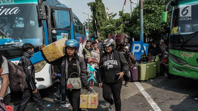 Suasana Terminal Kalideres Jelang Arus Mudik 2019
