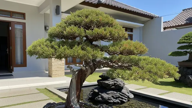 Tanaman Bonsai Depan Rumah