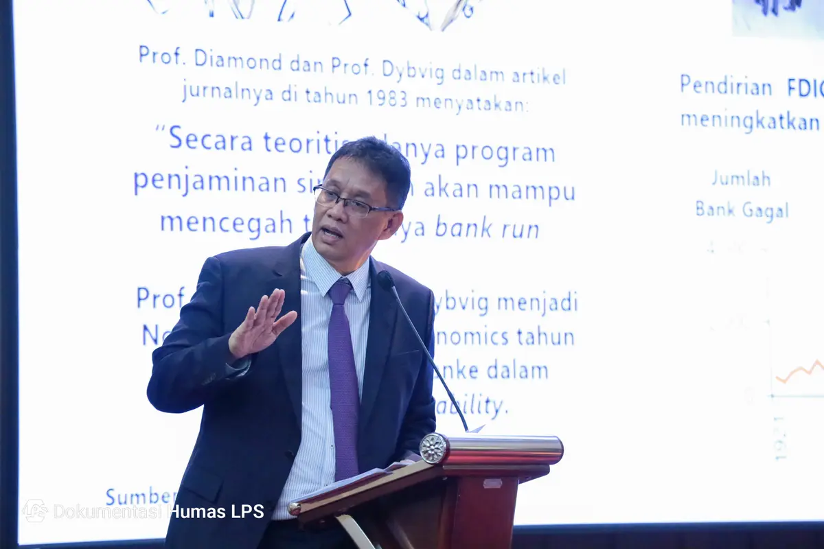 Ketua Dewan Komisioner Lembaga Penjamin Simpanan (LPS) Purbaya Yudhi Sadewa, mengatakan peran Gen Z sangat penting dalam mendorong Pertumbuhan ekonomi dan menjaga stabilitas keuangan.