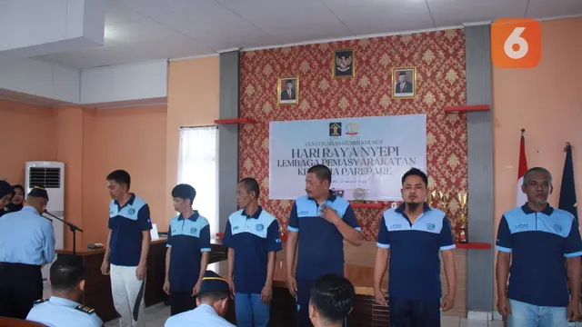 7 Napi Lapas Parepare mendapat remisi Hari Raya Nyepi (Liputan6.com/Eka Hakim)