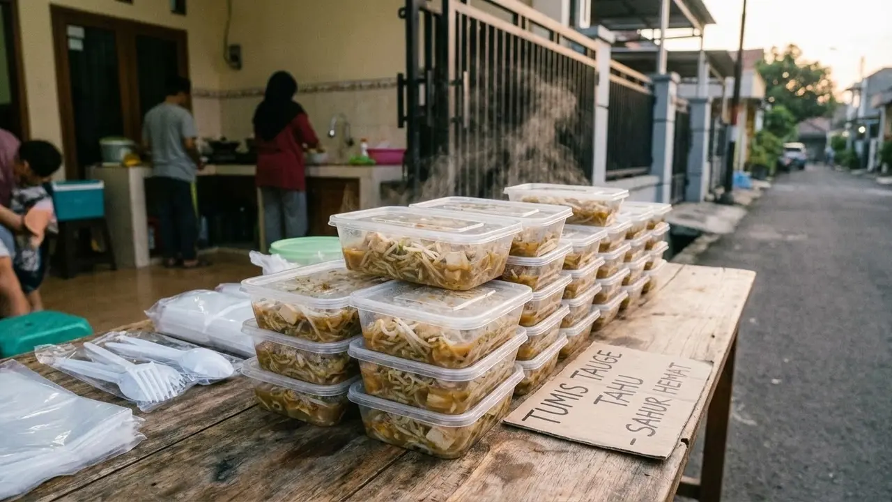Ide Jualan Sayur Serba Rp5.000 untuk Buka Puasa